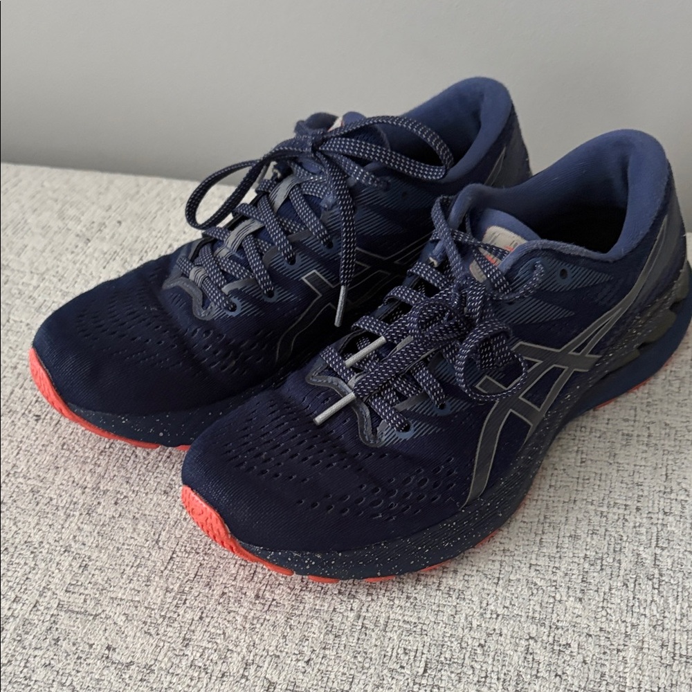 ASICS Gel Kayano 28 Dark Blue Speckled Running Shoes